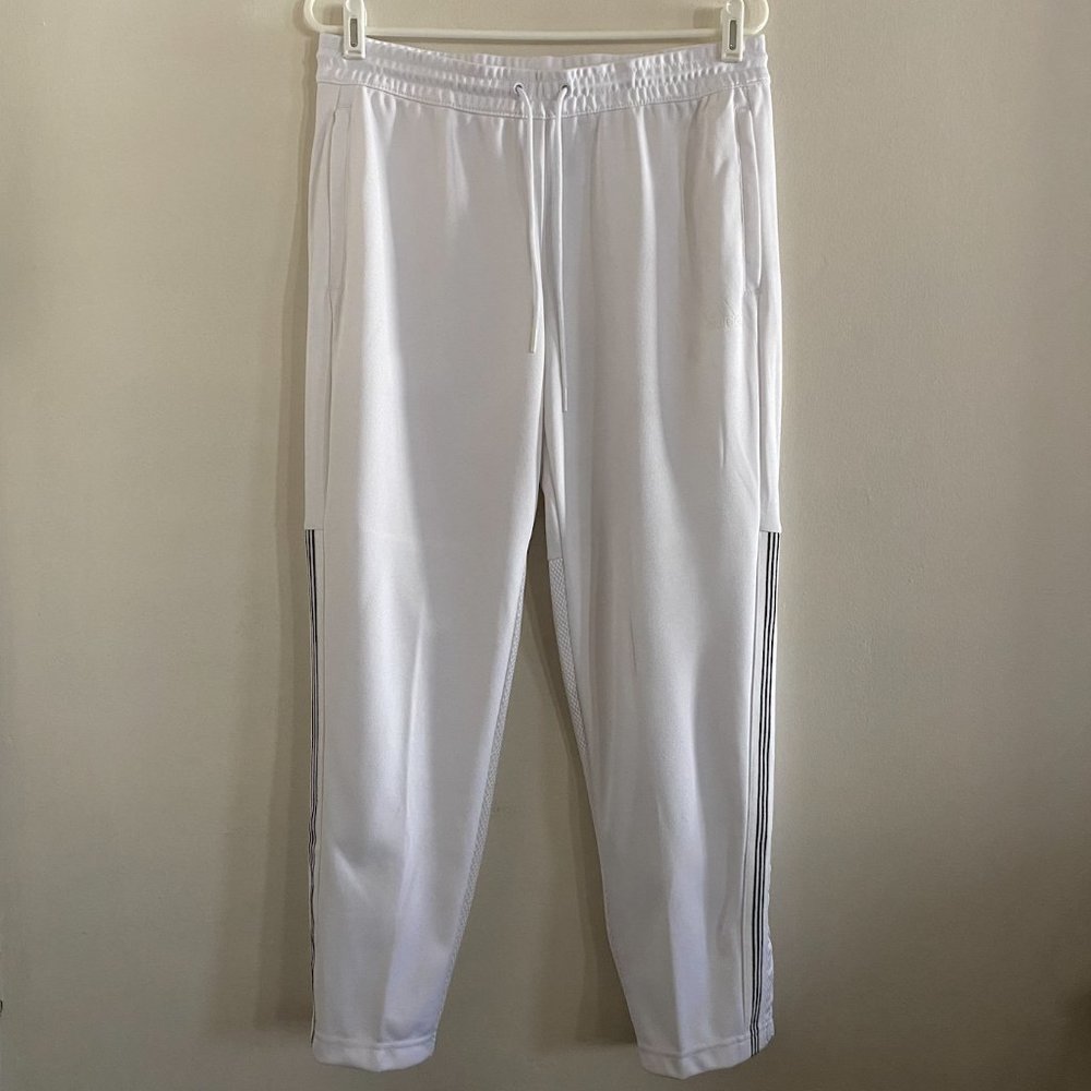 NEW Women's Adidas 7/8 Length Snap Pants in White